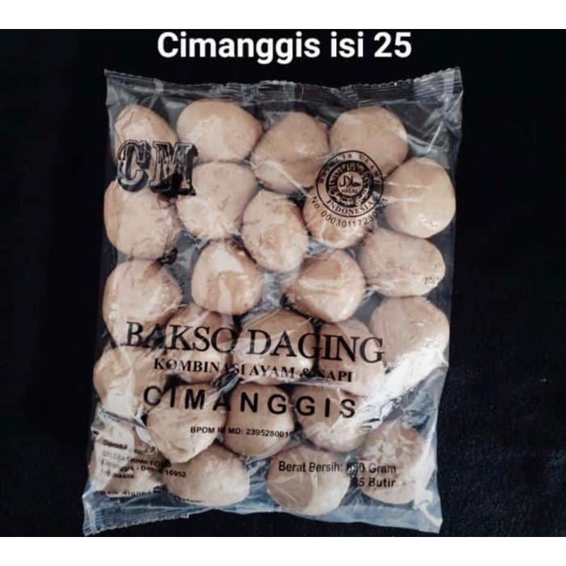 

BAKSO CIMANGGIS HITAM ISI 25