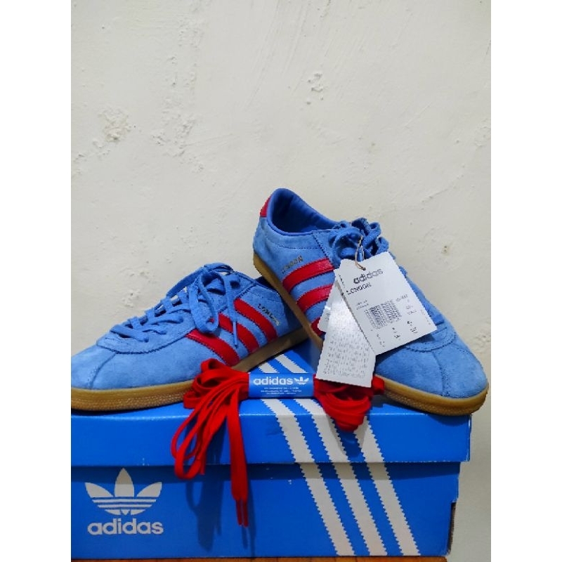 Sepatu Adidas London City series Original Blue Red (IG5407)
