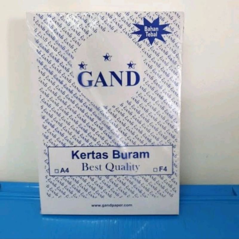 

Kertas Buram / Kertas Koran Folio F4 GAND (500 Lembar)