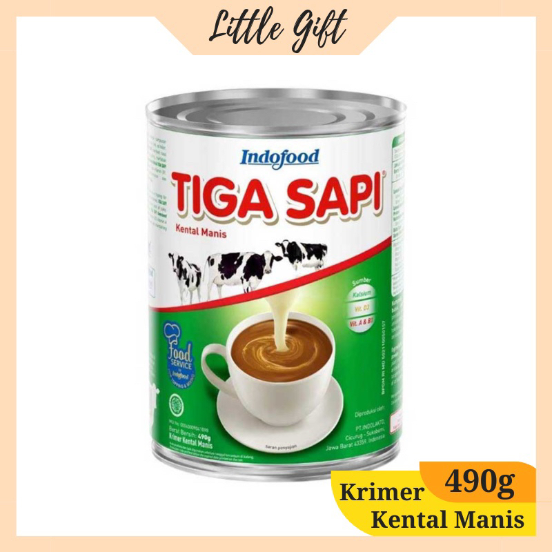 

Tiga Sapi Krimer Kental Manis 490g