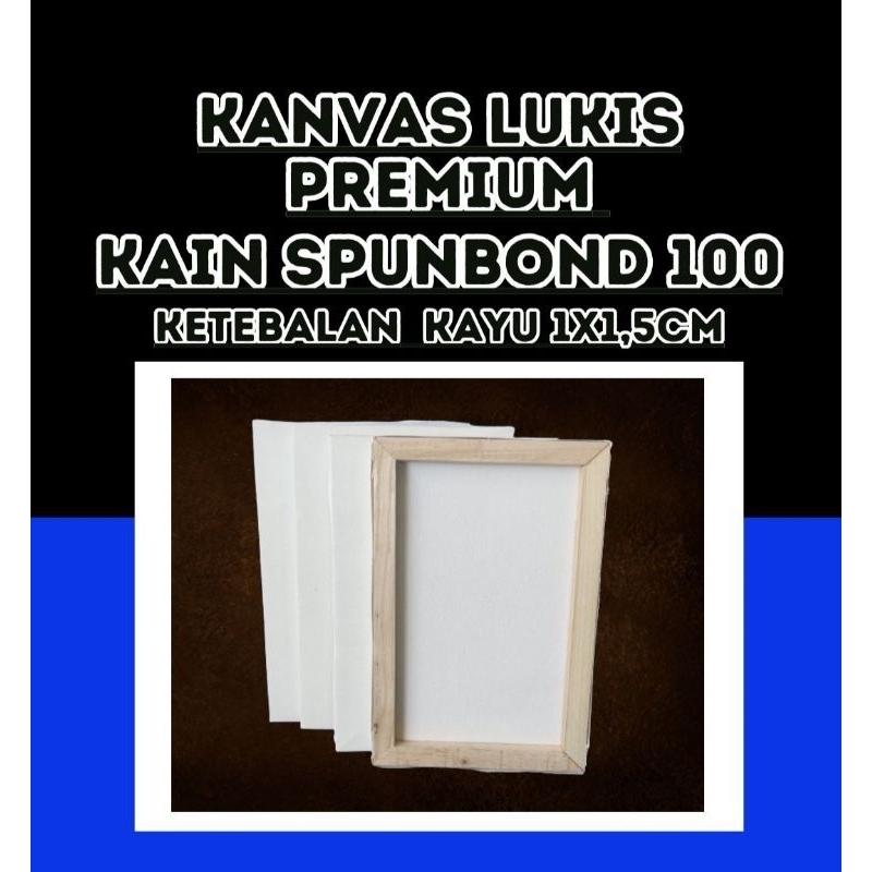 

kanvas lukis premium 15x40cm kain spunbond