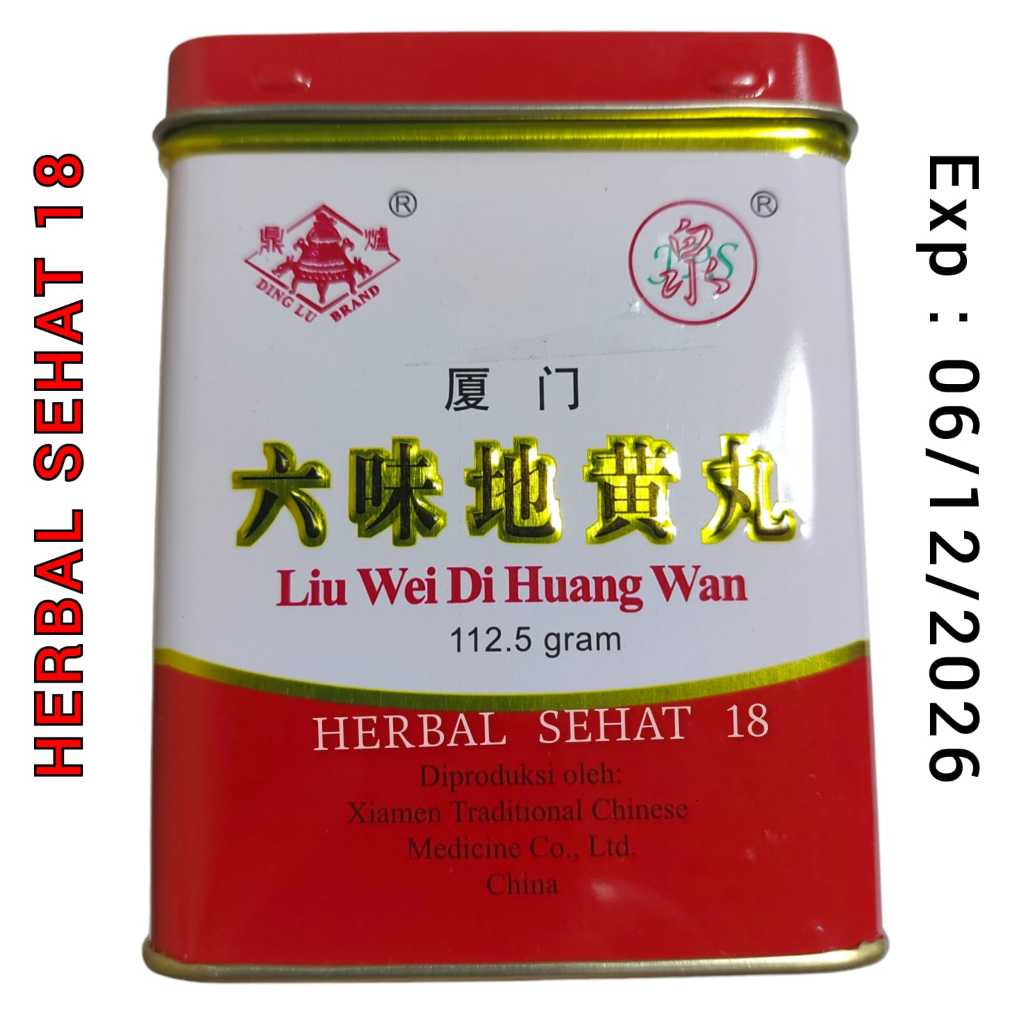 

Xiamen Liuwei Dihuang Wan 112.5 gram PT. Intra Aries - Xia Men Liu Wei Di Huang Wan