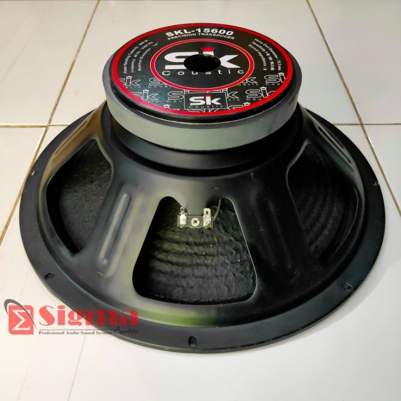 Promo Speaker Komponen 15 Inch SK Audio 600 Watt VC 3 Inch Mid Low Sub