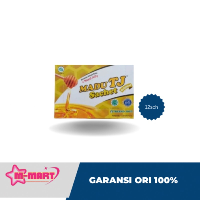 

Madu TJ sari Madu asli vitamin daya tahan imunitas 1 box isi 12 ori
