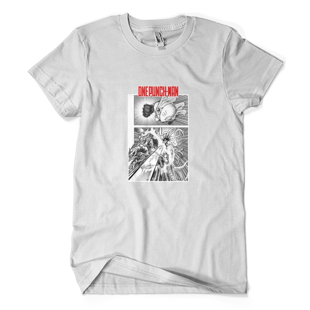 Kaos Distro Premium ONE PUNCH MAN MANGA - Baju Anime Manga Otaku Jepang Unisex Dewasa