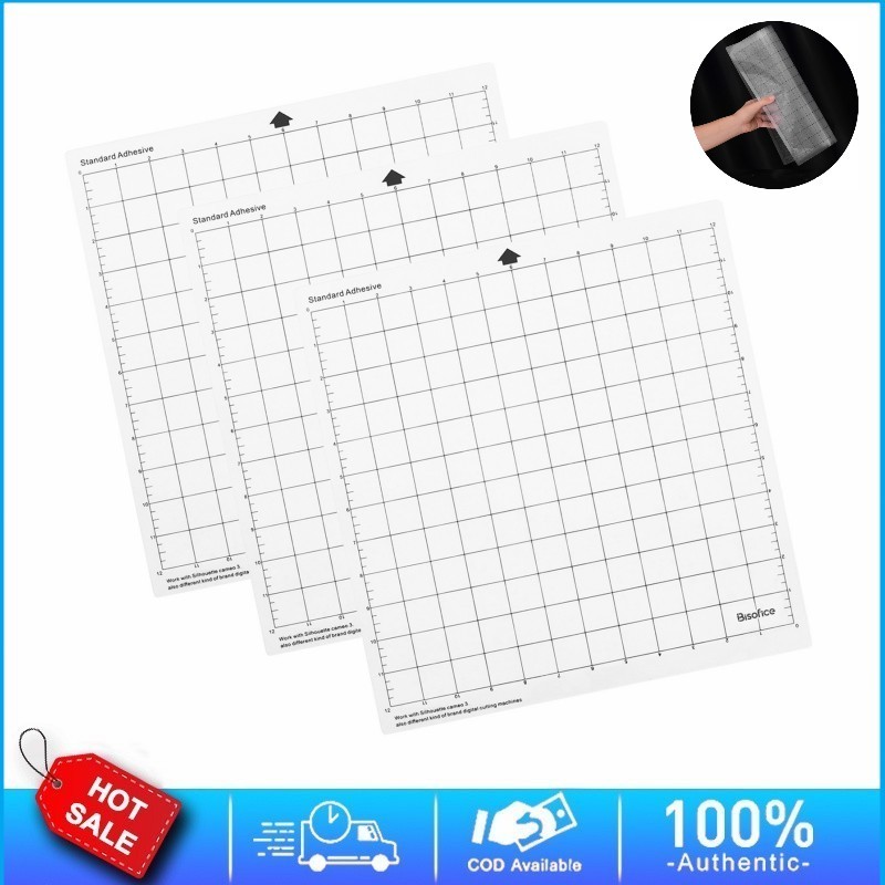 

⭐Ready Stock⭐Alas Potong / Cutting Mat / Pad 12x12 inch untuk Mesin Plotter Siluet Cameo