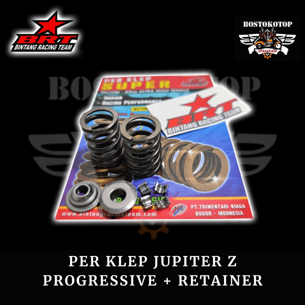 BRT Bintang Racing Team Per Klep Super Valve Jupiter Z Proggresive Set Retainer Original