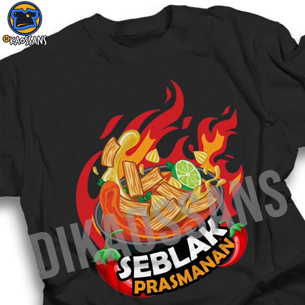 Kaos SEBLAK PRASMANAN  Tshirt baju distro cotton combed 30s UNISEX WARUNG SEBLAK ANGKRINGAN