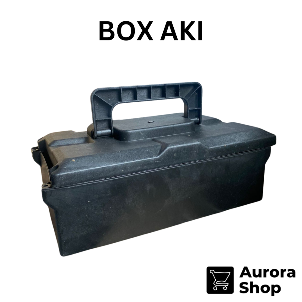 Box Aki Tempat Penyimpanan Aki Baterai Dudukan Storage Kotak Sepeda Listrik