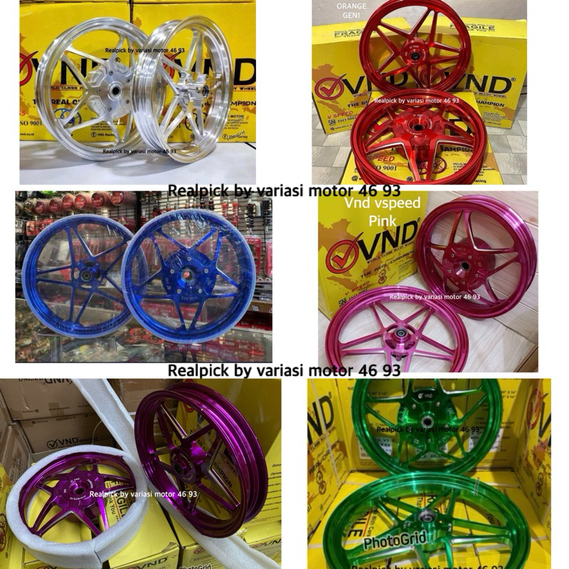 VELG VND BINTANG VSPEED VARIO 150 / VARIO 125 ORIGINAL VND /VELG BINTANG VND VSPEED