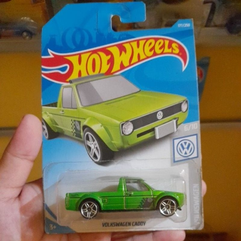 HOT WHEELS VW VOLKSWAGEN CADDY PICK UP GREEN
