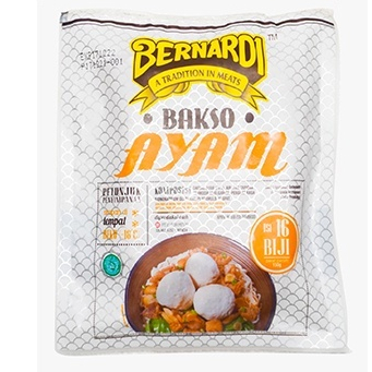

FROZEN FOOD BERNARDI BAKSO AYAM ISI 16PCS 150GRAM - DISASS JOGJA