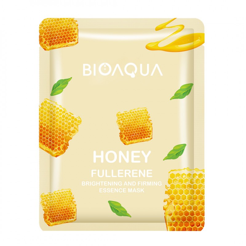 BIOAQUA Sheet Mask Honey - Hydrating Essence Face Mask Brightening Moisturizing Skin Care Anti aging