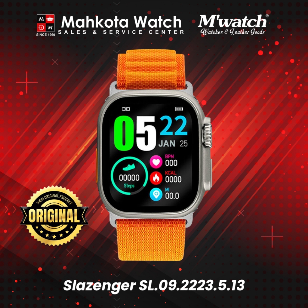 JAM TANGAN PRIA Slazenger SL.09.2223.5.13 ORIGINAL