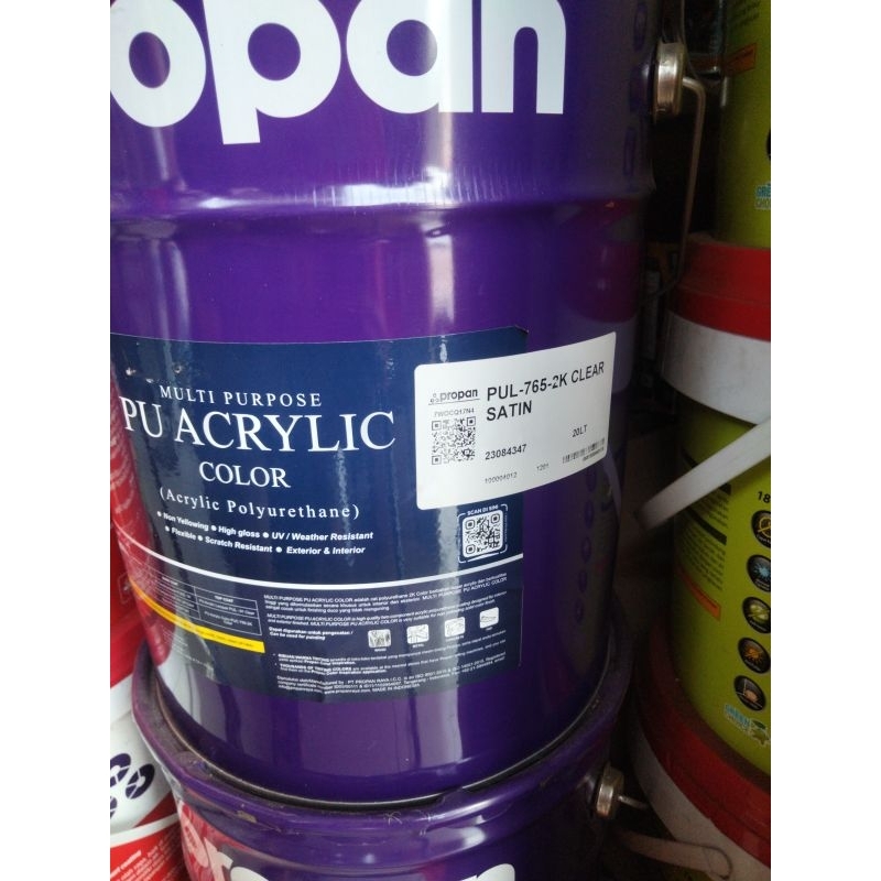 Propan PU Acrylc white Satin/Cat Duco pu pail