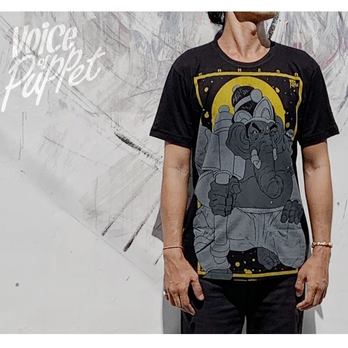 Ganesha , Manual Waterbased, Voice of Jogja Bamboo Cotton Hitam