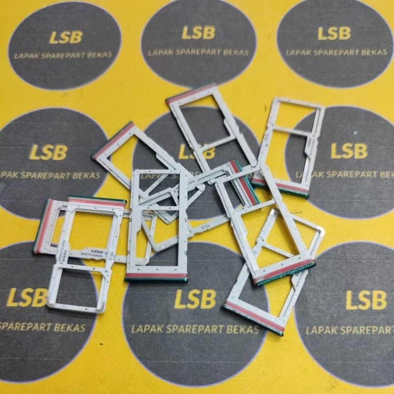 SIM TRAY SLOT SIM XIAOMI REDMI NOTE 8 PRO GREEN ORIGINAL BEKAS
