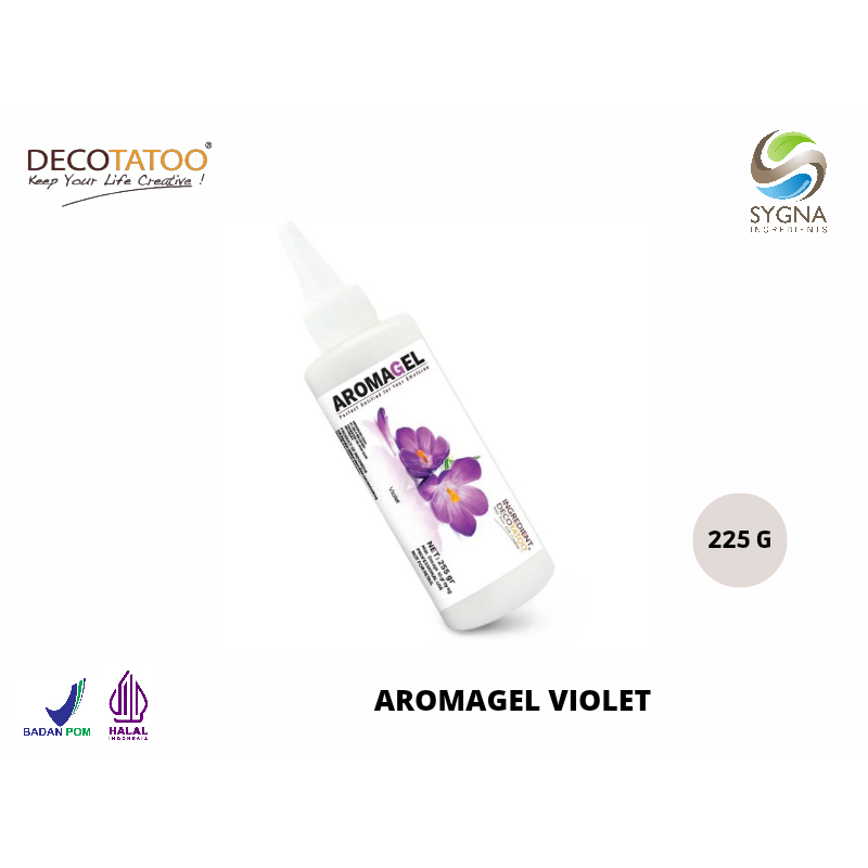 

Aromagel Violet 255 gr - Decotatoo (Perisa Makanan & Minuman)