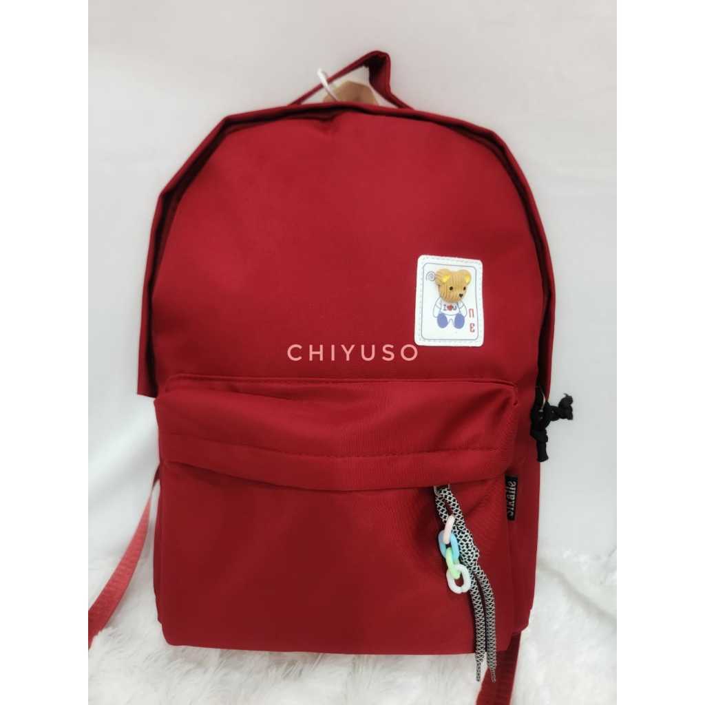 Tas Korea Remaja 7829 / Ransel Polos / Tas Korea Polos / Tas Drakor Polos Remaja/tas sekolah/ransel 