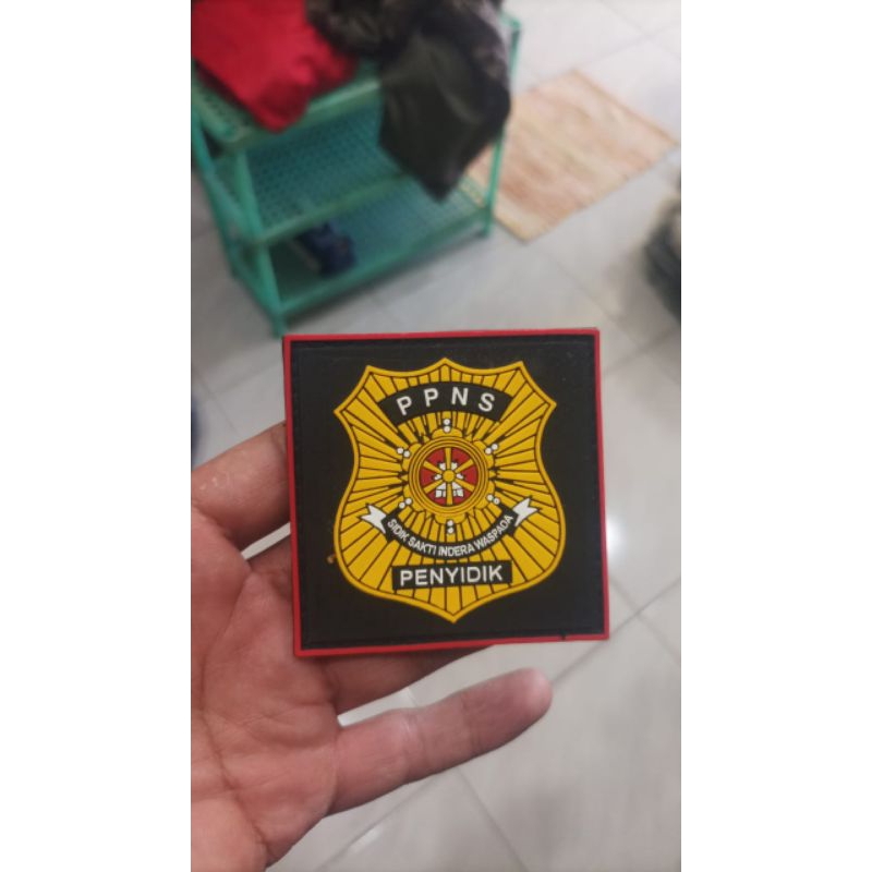 patch rubber PPNS atribut pdl kemeja rompi jaket penyidik