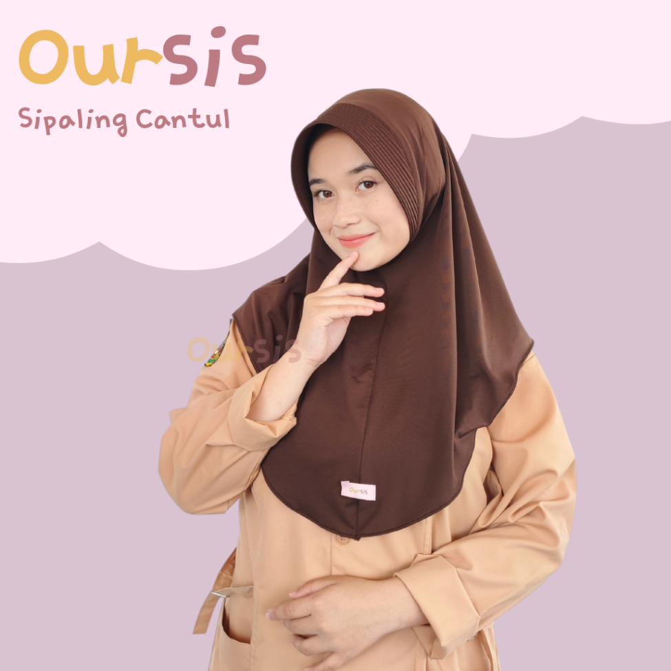 ᴏᴜʀꜱɪꜱ Hijab Instan Sekolah Pet Tipis | SiPaling Cantul