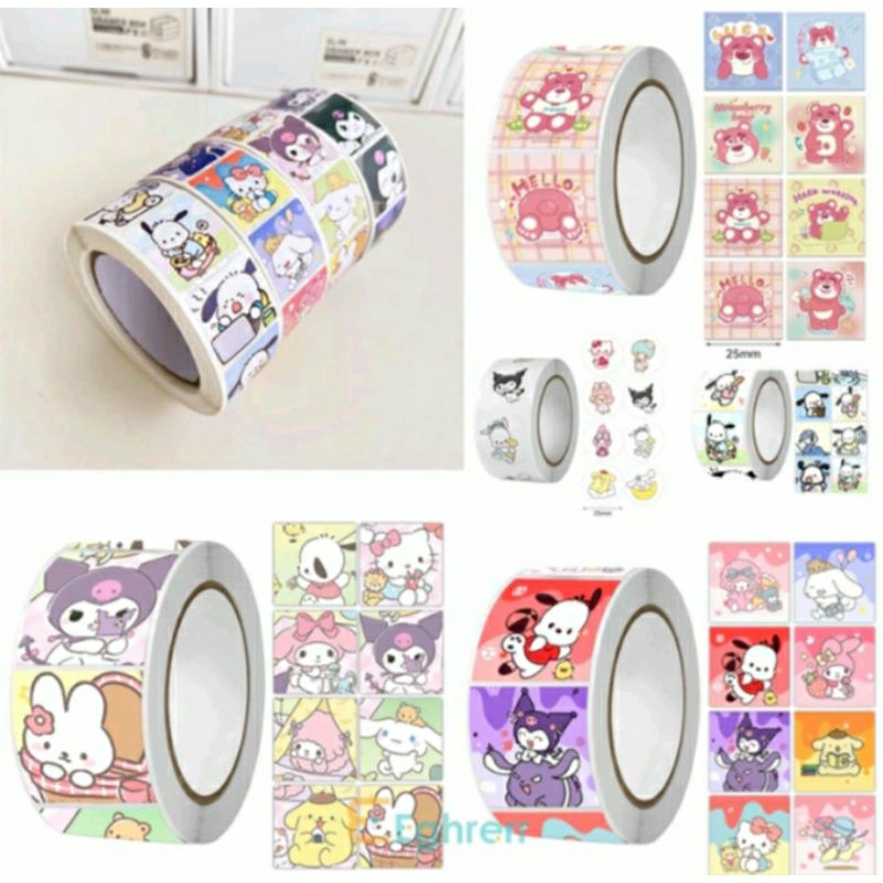 

1 ROLL STIKER SANRIO (500 PCS)