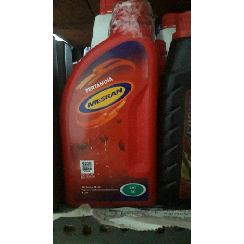 oli motor mesran sae 40 asli