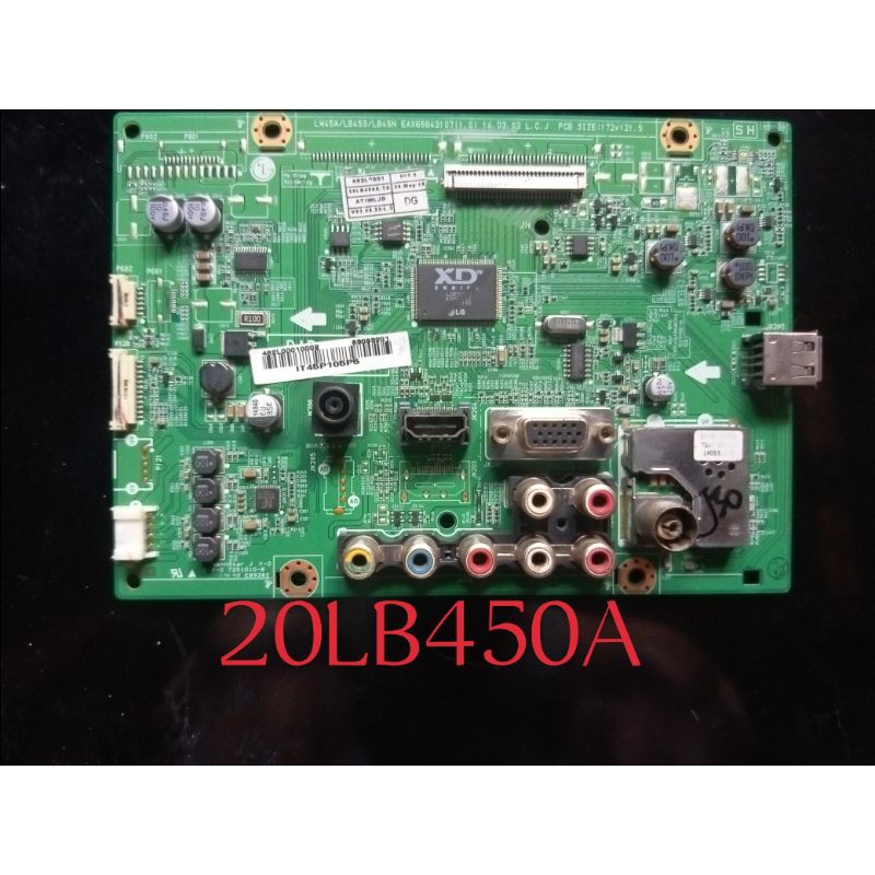 MB MAINBOARD TV LG 20LB450A