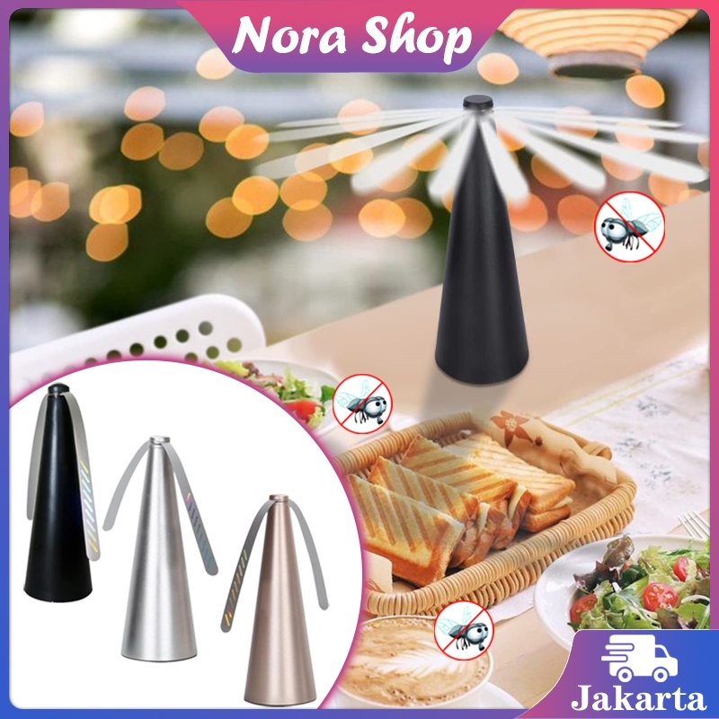 Pengusir Lalat Elektrik Kipas Pengusir Nyamuk Kipas Anti Lalat Rotating 360 Degree Fly Repeller