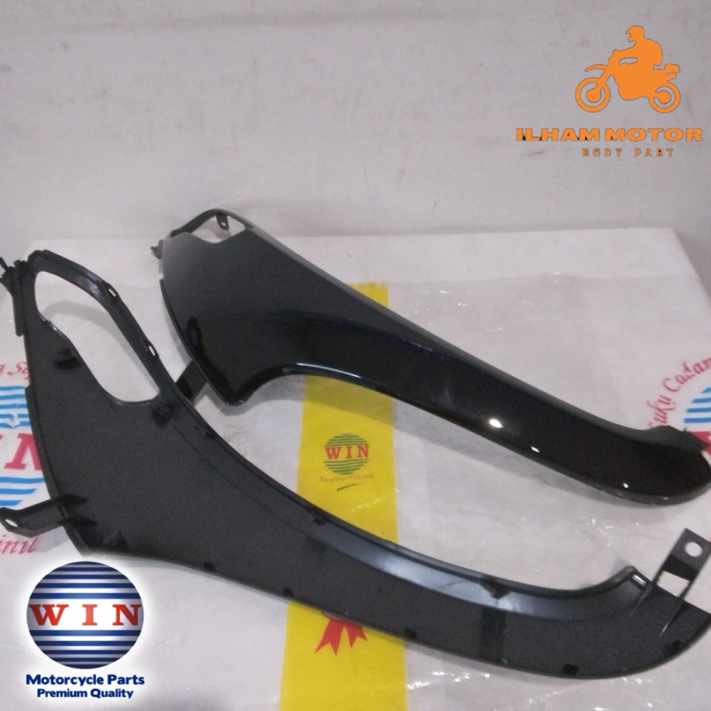 sayap tameng kap depan scoopy fi 2013 - 2016 K16 warna hitam bagian kanan | WIN | Legshiel Luar Scoo