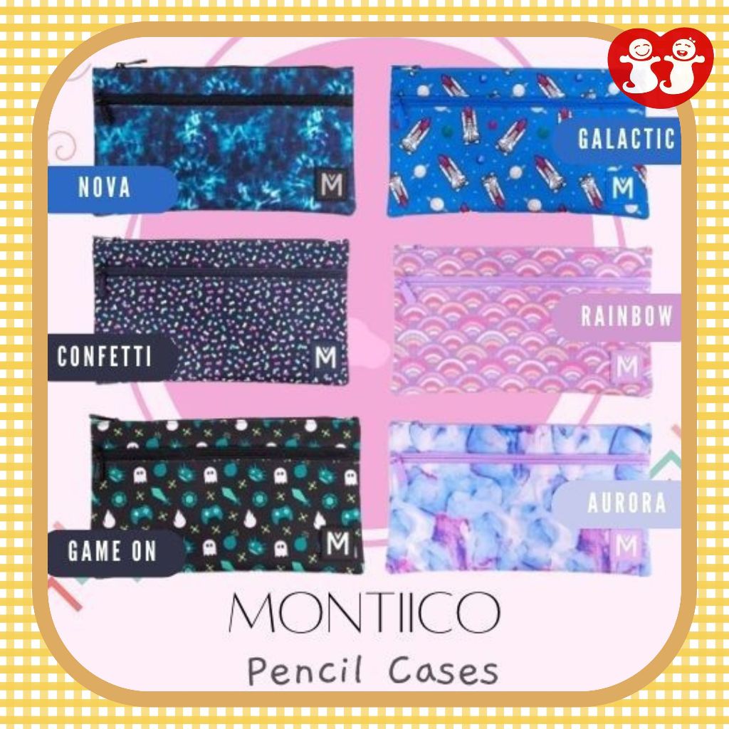

MontiiCo Pencil Cases - Pencil Case Tempat Pensil Dompet Premium from Little Lunch Box CO