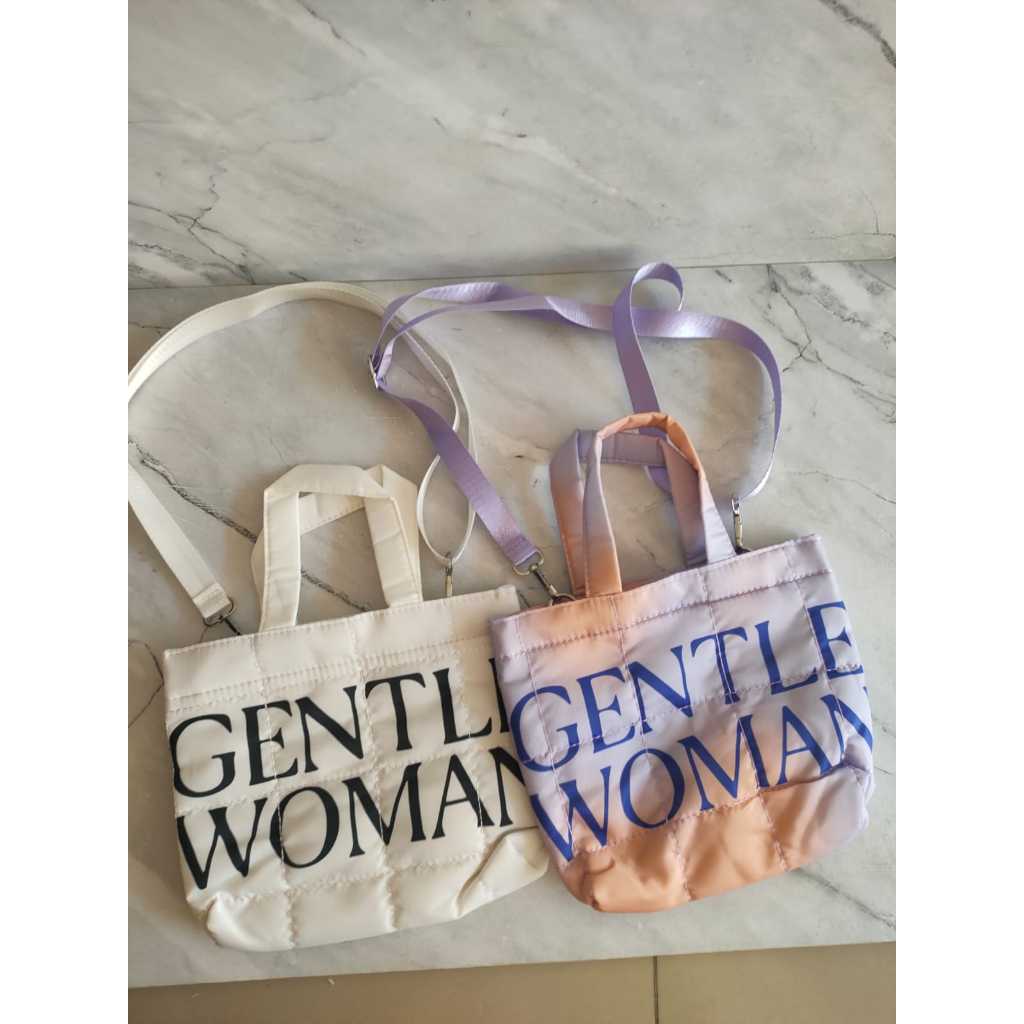 GW Gentle woman CRIMINAL PUFFER MICRO TOTE BAG/Tas Gentle woman puffer micro BKK