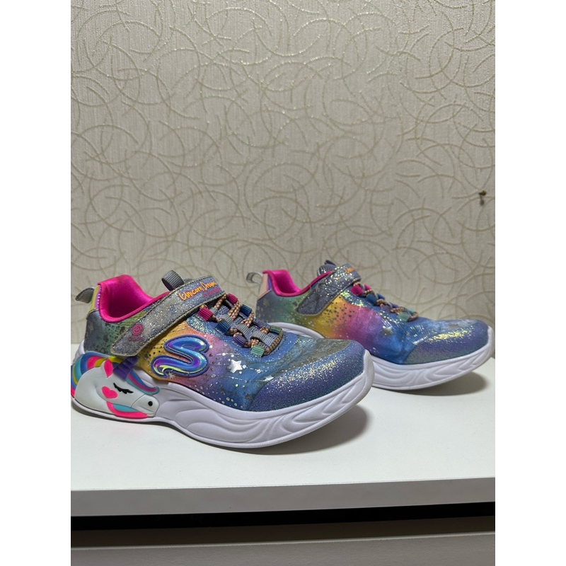 Skechers sepatu anak perempuan unicorn