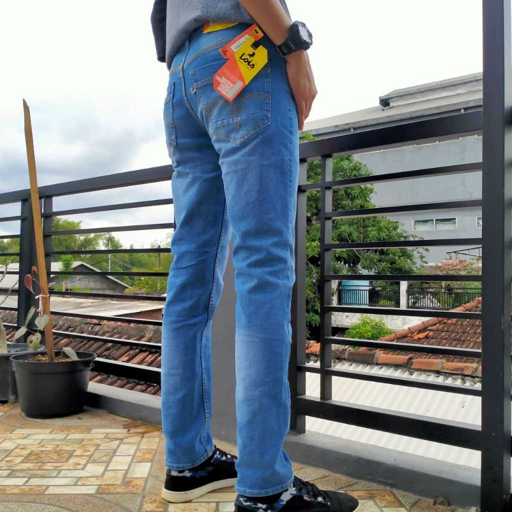 BISA BAYAR DITEMPAT(COD) CELANA JEANS LOIS / CELANA JEANS PRIA / CELANA PANJANG PRIA