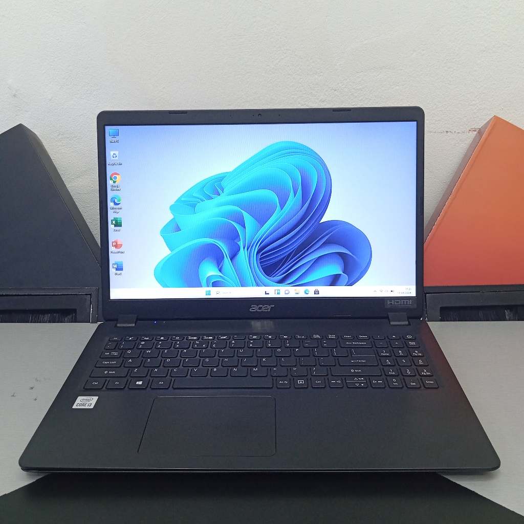 Laptop Fullset Acer Extensa 215 Intel Core i3 gen 10 Ram 4GB Harddisk 1 Terabyte Windows 11 Home Ori