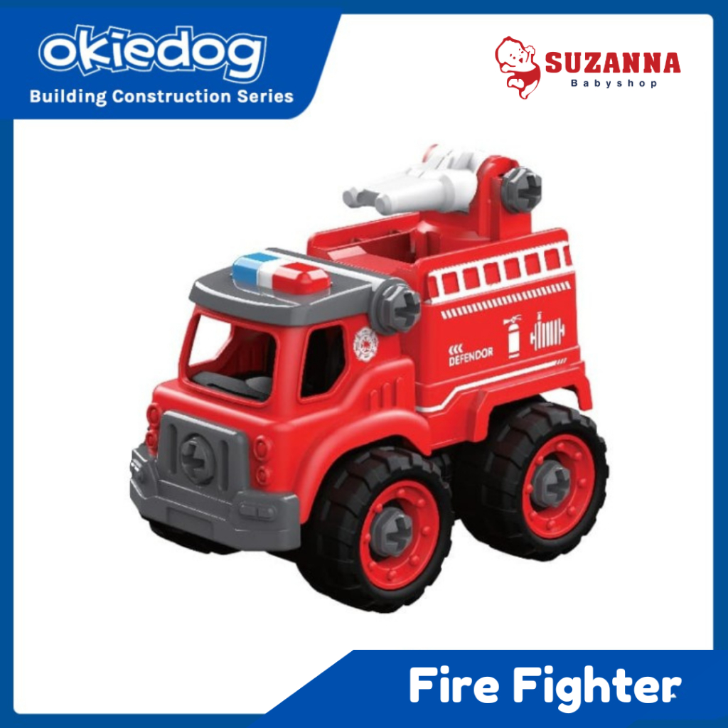 Okiedog Diy Mini Truck - Fire Fighter