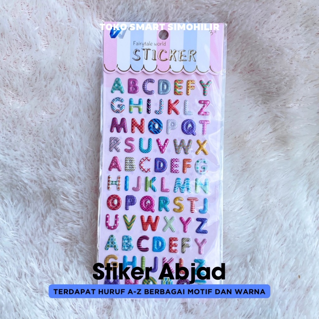 

STIKER ABJAD TIMBUL