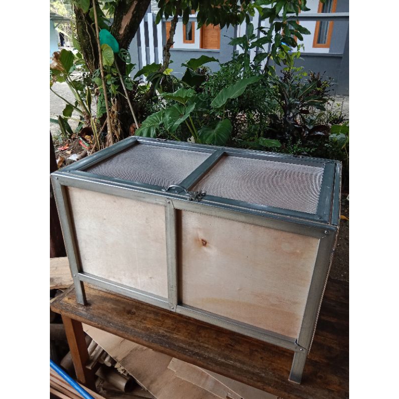 box jangkrik hollow galvanis ukuran 60x30x45 cm / box jangkrik pakan burung