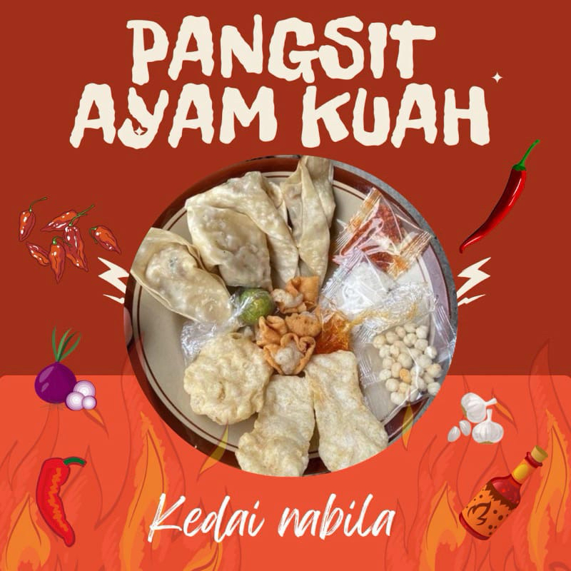 

PANGSIT AYAM KUAH PEDAH