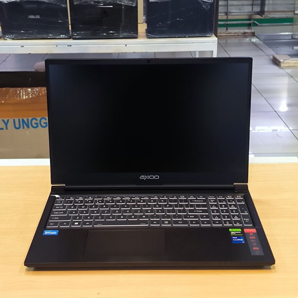 Laptop Gaming Axioo Pongo 725 Intel i7 Gen 12 16Gb Rtx 2050 Black