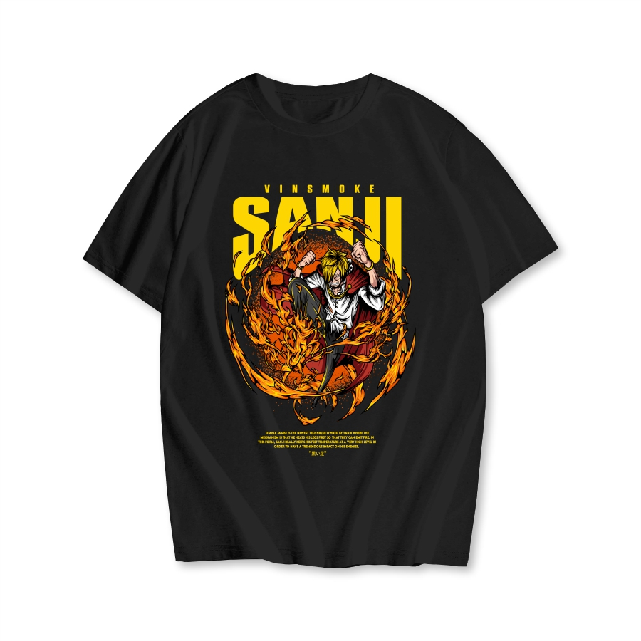 Kaos Baju Sanji Vinsmoke One Piece Kaos Anime