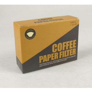 Coffee Filter Paper White / Kertas Saringan Kopi V60 / Filter Kertas Kopi Warna Putih 1-2 cup dan 2-