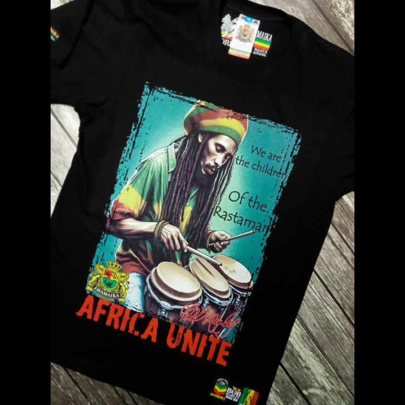 Kaos Rasta, Baju Reggae, kaos Distro, Baju Rasta, Kaos Africa Unite, Original javamaika Rasta Appare