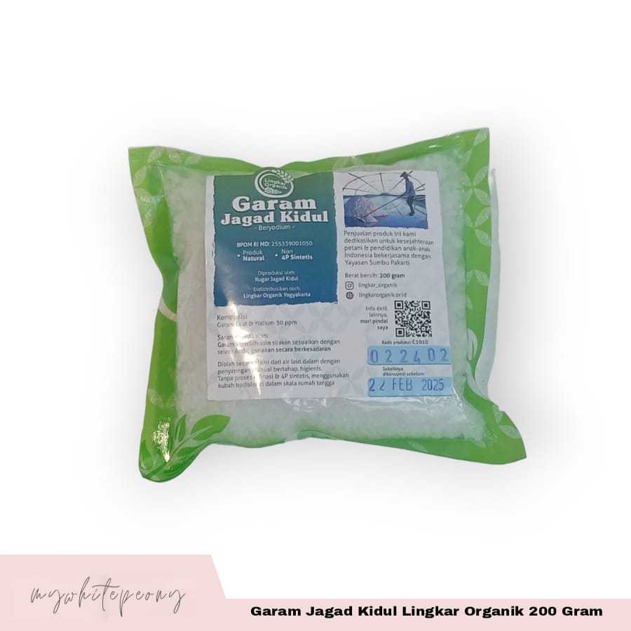 

Garam Jagad Kidul Lingkar Organik 200 Gram