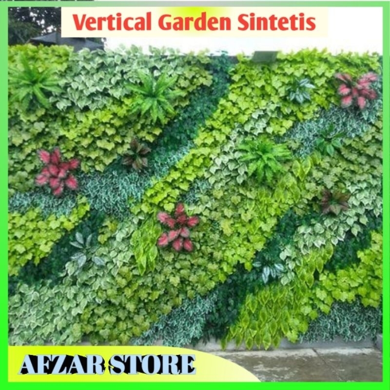 VERTICAL GARDEN SINTETIS - TAMAN VERTICAL GARDEN SINTETIS - ARTIFICIAL PLANTS