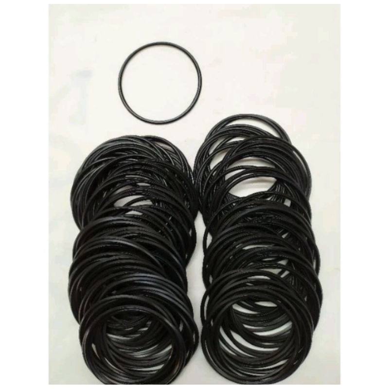 Gelang Sill Hitam Karet Murah isi (144pcs)