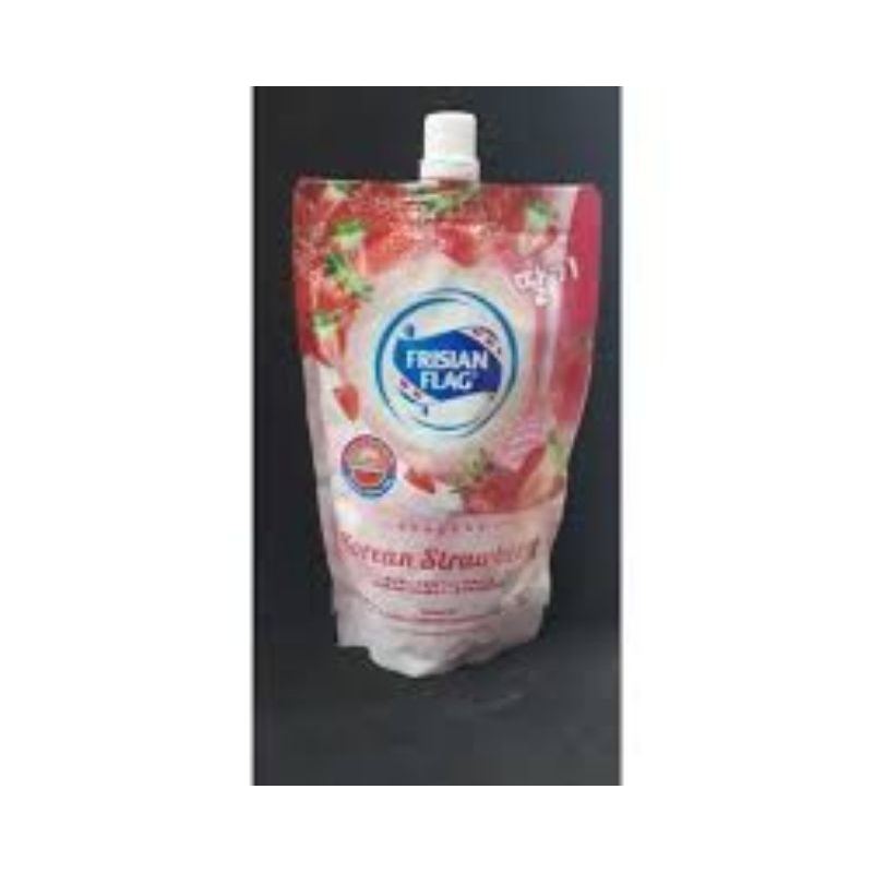 

Frisian flag pouch Korean strawberry 260gr || susu bendera pouch Korean strawberry 260