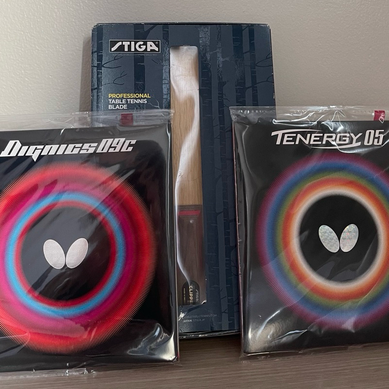 Stiga Clipper CC + Dignics 09C dan Tenergy 05