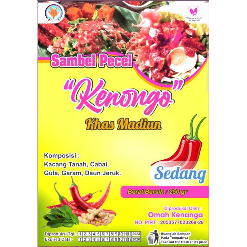 

Sambel Pecel Kenongo Khas Madiun