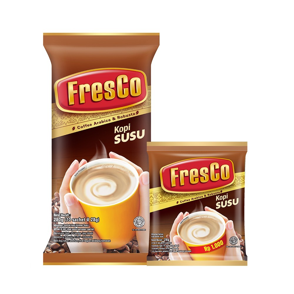 

FresCo Kopi Instan Krim Susu 10 x 28 g